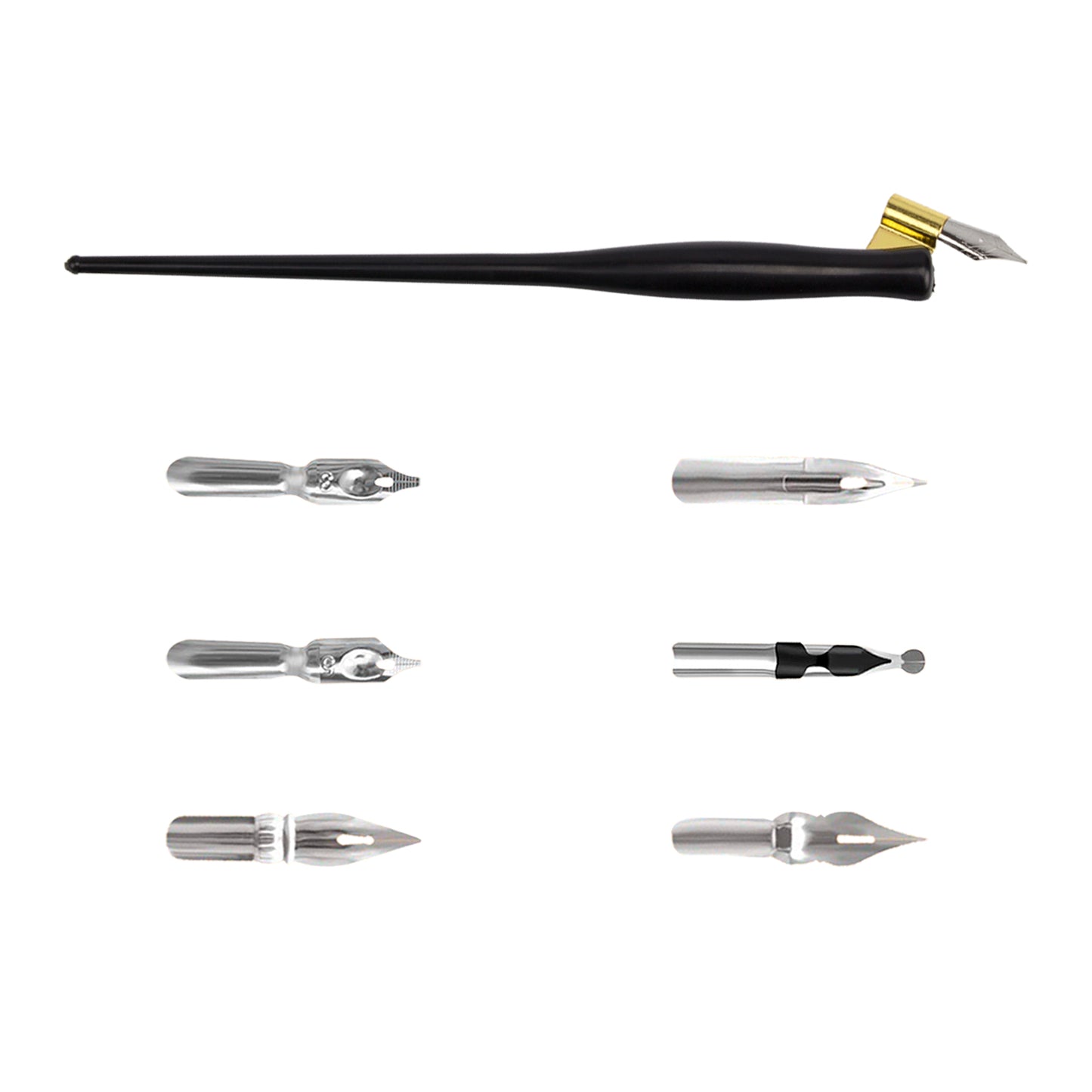 Calligraphy Set For Beginners, Calligraphy Pen, Dip Pen, Plastic Dip, Calligraphy Pen, Caligrapher Pen, 7 Calligraphy Nibs, Oblique Pen Holder, Dip Pen Set, Calligraphy Kit for Beginners