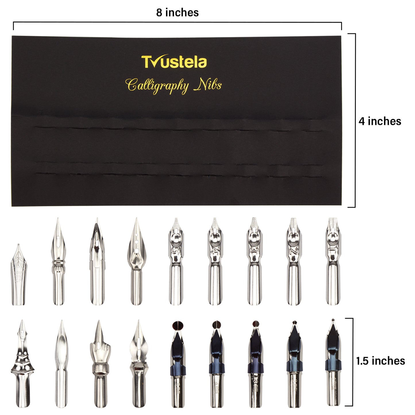 Calligraphy Nibs, 18 Calligraphy Pen Nibs, Dip Pen Nibs, Feather Pen Nibs, Quill Pen Nibs, Ink Pen Nibs, Fountain Pen Nibs